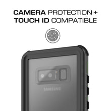 Cargar imagen en el visor de la galería, Galaxy Note 8, Ghostek Nautical Series Waterproof Case for Samsung Galaxy Note 8 Heavy Duty | Green 
