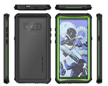 Cargar imagen en el visor de la galería, Galaxy Note 8, Ghostek Nautical Series Waterproof Case for Samsung Galaxy Note 8 Heavy Duty | Green 
