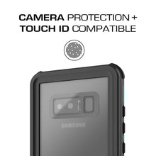 Cargar imagen en el visor de la galería, Galaxy Note 8, Ghostek Nautical Galaxy Note 8 Case Military Grade Armor Waterproof Cover | Teal 
