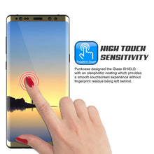 Cargar imagen en el visor de la galería, Galaxy Note 8  Gold Punkcase Glass SHIELD Tempered Glass Screen Protector 0.33mm Thick 9H Glass (Color in image: White)
