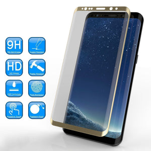 Galaxy S20+ Plus Gold Punkcase Glass SHIELD Tempered Glass Screen Protector 0.33mm Thick 9H Glass (Color in image: Black)