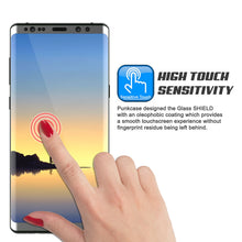Cargar imagen en el visor de la galería, Galaxy Note 8  Silver Punkcase Glass SHIELD Tempered Glass Screen Protector 0.33mm Thick 9H Glass (Color in image: White)
