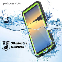 Cargar imagen en el visor de la galería, Galaxy Note 8 Case, Punkcase [Extreme Series] [Slim Fit] [IP68 Certified] [Shockproof] Armor Cover W/ Built In Screen Protector [Light Green] (Color in image: Clear)
