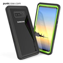 Cargar imagen en el visor de la galería, Galaxy Note 8 Case, Punkcase [Extreme Series] [Slim Fit] [IP68 Certified] [Shockproof] Armor Cover W/ Built In Screen Protector [Light Green] (Color in image: Pink)
