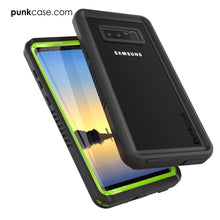 Cargar imagen en el visor de la galería, Galaxy Note 8 Case, Punkcase [Extreme Series] [Slim Fit] [IP68 Certified] [Shockproof] Armor Cover W/ Built In Screen Protector [Light Green] (Color in image: Red)
