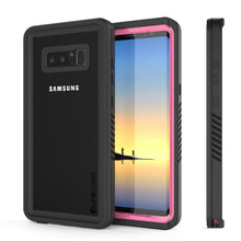Cargar imagen en el visor de la galería, Galaxy Note 8 Waterproof Case, Punkcase [Extreme Series] [Slim Fit] [IP68 Certified] [Shockproof] [Snowproof] [Dirproof] Armor Cover W/ Built In Screen Protector for Samsung Galaxy Note 8 [Pink] (Color in image: Pink)
