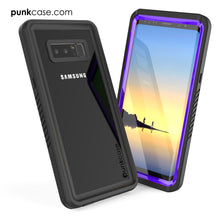 Cargar imagen en el visor de la galería, Galaxy Note 8 Case, Punkcase [Extreme Series] [Slim Fit] [IP68 Certified] [Shockproof] Armor Cover W/ Built In Screen Protector [Purple] (Color in image: Light Blue)
