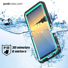 Cargar imagen en el visor de la galería, Galaxy Note 8 Case, Punkcase [Extreme Series] [Slim Fit] [IP68 Certified] [Shockproof] Armor Cover W/ Built In Screen Protector [Teal] (Color in image: Light Blue)
