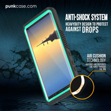 Cargar imagen en el visor de la galería, Galaxy Note 8 Case, Punkcase [Extreme Series] [Slim Fit] [IP68 Certified] [Shockproof] Armor Cover W/ Built In Screen Protector [Teal] (Color in image: Black)
