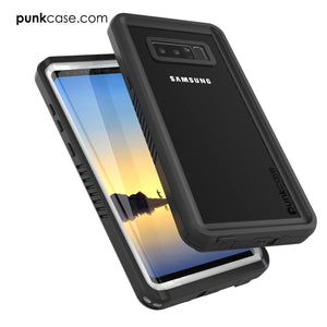 Galaxy Note 8 Case, Punkcase [Extreme Series] [Slim Fit] [IP68 Certified] [Shockproof] Armor Cover W/ Built In Screen Protector [White] (Color in image: red)