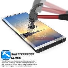 Cargar imagen en el visor de la galería, Galaxy Note 8  White Punkcase Glass SHIELD Tempered Glass Screen Protector 0.33mm Thick 9H Glass (Color in image: Clear)
