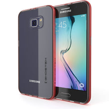 Load image into Gallery viewer, Galaxy S6 Case, Ghostek Cloak Series Red  Slim Premium Protective Hybrid Impact Glass Armor (Color in image: red)

