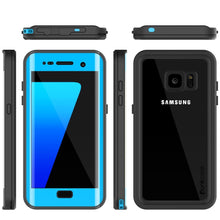 Load image into Gallery viewer, Galaxy S7 Edge Waterproof Case, Punkcase [Extreme Series] [Slim Fit] [IP68 Certified] [Shockproof] [Snowproof] [Dirproof] Armor Cover [Light Blue] 
