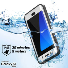 Load image into Gallery viewer, Galaxy S7 Edge Waterproof Case, Punkcase [Extreme Series] [Slim Fit] [IP68 Certified] [Shockproof] [Snowproof] [Dirproof] Armor Cover [White] (Color in image: Light Blue)
