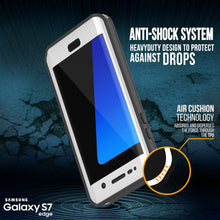 Load image into Gallery viewer, Galaxy S7 Edge Waterproof Case, Punkcase [Extreme Series] [Slim Fit] [IP68 Certified] [Shockproof] [Snowproof] [Dirproof] Armor Cover [White] 
