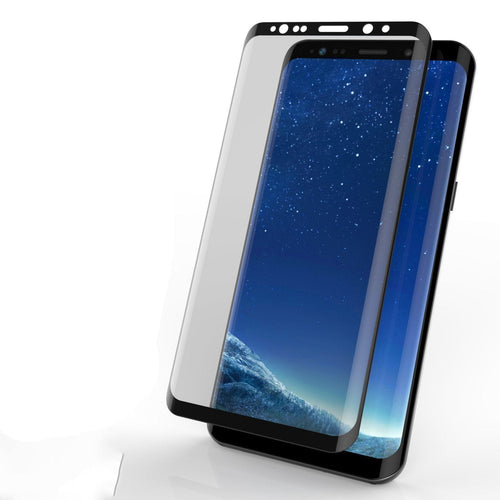 Galaxy S20 Ultra Black Punkcase Glass SHIELD Tempered Glass Screen Protector 0.33mm Thick 9H Glass (Color in image: Black)