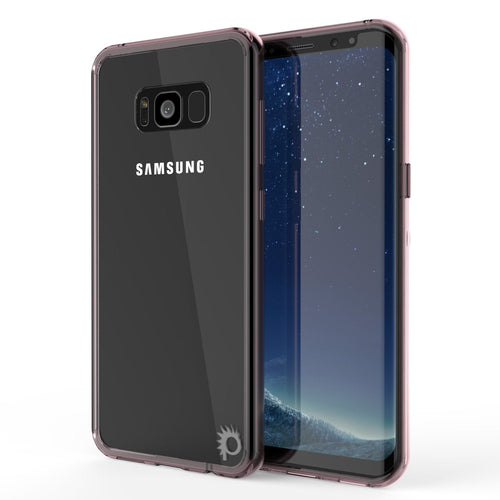 S8 Case Punkcase® LUCID 2.0 Crystal Pink Series w/ PUNK SHIELD Screen Protector | Ultra Fit (Color in image: crystal pink)