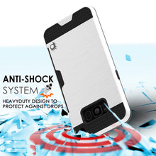 Cargar imagen en el visor de la galería, Galaxy S8 Case, PUNKcase [SLOT Series] [Slim Fit] Dual-Layer Armor Cover w/Integrated Anti-Shock System, Credit Card Slot [White] (Color in image: Gold)
