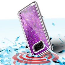 Cargar imagen en el visor de la galería, Galaxy S8 Plus Case, Punkcase [Liquid Series] Protective Dual Layer Floating Glitter Cover + PunkShield Screen Protector for Samsung S8 [Purple] (Color in image: Green)
