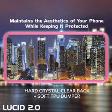 Load image into Gallery viewer, Maintains the Aesthetics of Your Phone While Keeping It Protected HARD CRYSTAL CLEAR BAG 2 + SOFT TPU BUMPER LUCID 2.0 (Color in image: clear)
