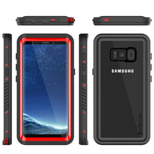 Cargar imagen en el visor de la galería, Galaxy S8 Waterproof Case, Punkcase [Extreme Series] [Slim Fit] [IP68 Certified] [Shockproof] [Snowproof] [Dirproof] Armor Cover W/ Built In Screen Protector for Samsung Galaxy S8 [Red] (Color in image: Light Blue)
