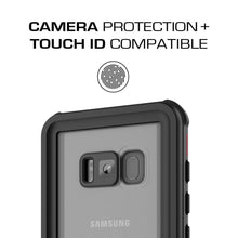 Cargar imagen en el visor de la galería, Galaxy S8 Plus Waterproof Case, Ghostek Nautical Series (Red) | Slim Underwater Full Body Protection 
