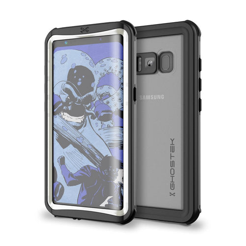 Galaxy S8 Plus Waterproof Case, Ghostek Nautical Series (White) | Slim Underwater Full Body Protection (Color in image: White)