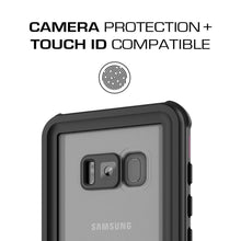 Cargar imagen en el visor de la galería, Galaxy S8 Plus Waterproof Case, Ghostek Nautical Series (Pink) | Slim Underwater Full Body Protection 
