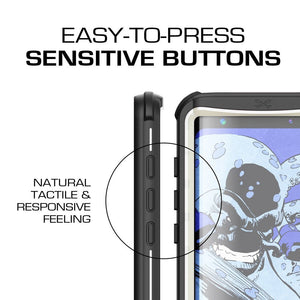 Galaxy S8 Plus Waterproof Case, Ghostek Nautical Series (White) | Slim Underwater Full Body Protection (Color in image: Teal)