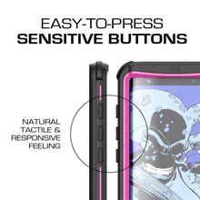 Cargar imagen en el visor de la galería, Galaxy S8 Plus Waterproof Case, Ghostek Nautical Series (Pink) | Slim Underwater Full Body Protection 
