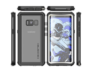 Galaxy S8 Plus Waterproof Case, Ghostek Nautical Series (White) | Slim Underwater Full Body Protection 