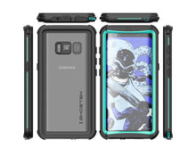 Cargar imagen en el visor de la galería, Galaxy S8 Plus Waterproof Case, Ghostek Nautical Series (Teal) | Slim Underwater Full Body Protection 

