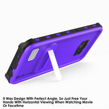Load image into Gallery viewer, Galaxy S8 Plus Waterproof Case, Punkcase KickStud Purple Series [Slim Fit] [IP68 Certified] [Shockproof] [Snowproof] Armor Cover. (Color in image: White)
