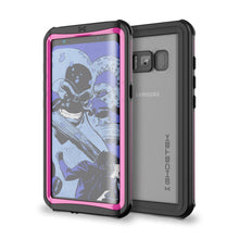 Cargar imagen en el visor de la galería, Galaxy S8 Waterproof Case, Ghostek Nautical Series (Pink) | Slim Underwater Full Body Protection (Color in image: Pink)
