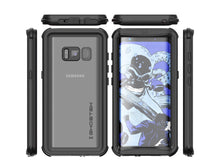 Cargar imagen en el visor de la galería, Galaxy S8 Waterproof Case, Ghostek Nautical Series (Black) | Slim Underwater Full Body Protection 

