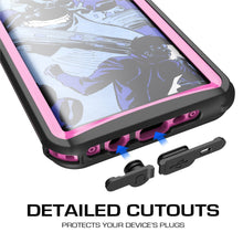 Cargar imagen en el visor de la galería, Galaxy S8 Waterproof Case, Ghostek Nautical Series (Pink) | Slim Underwater Full Body Protection 
