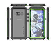 Cargar imagen en el visor de la galería, Galaxy S8 Waterproof Case, Ghostek Nautical Series (Green) | Slim Underwater Full Body Protection 
