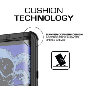Galaxy S8 Waterproof Case, Ghostek Nautical Series (Black) | Slim Underwater Full Body Protection 