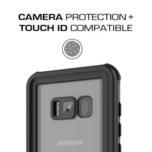 Cargar imagen en el visor de la galería, Galaxy S8 Waterproof Case, Ghostek Nautical Series (Green) | Slim Underwater Full Body Protection (Color in image: Teal)
