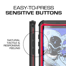 Cargar imagen en el visor de la galería, Galaxy S8 Waterproof Case, Ghostek Nautical Series (Red) | Slim Underwater Full Body Protection (Color in image: White)
