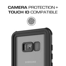 Cargar imagen en el visor de la galería, Galaxy S8 Waterproof Case, Ghostek Nautical Series (Black) | Slim Underwater Full Body Protection (Color in image: Pink)
