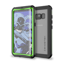 Cargar imagen en el visor de la galería, Galaxy S8 Waterproof Case, Ghostek Nautical Series (Green) | Slim Underwater Full Body Protection (Color in image: Green)
