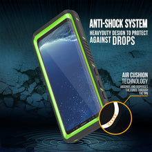 Cargar imagen en el visor de la galería, Galaxy S8 Waterproof Case, Punkcase [Extreme Series] [Slim Fit] [IP68 Certified] [Shockproof] [Snowproof] [Dirproof] Armor Cover W/ Built In Screen Protector for Samsung Galaxy S8 [Green] (Color in image: White)
