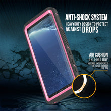 Cargar imagen en el visor de la galería, Galaxy S8 Waterproof Case, Punkcase [Extreme Series] [Slim Fit] [IP68 Certified] [Shockproof] [Snowproof] [Dirproof] Armor Cover W/ Built In Screen Protector for Samsung Galaxy S8 [Pink] (Color in image: Light Blue)
