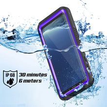 Cargar imagen en el visor de la galería, Galaxy S8 Waterproof Case, Punkcase [Extreme Series] [Slim Fit] [IP68 Certified] [Shockproof] [Snowproof] [Dirproof] Armor Cover W/ Built In Screen Protector for Samsung Galaxy S8 [Purple] (Color in image: Black)

