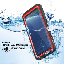 Cargar imagen en el visor de la galería, Galaxy S8 Waterproof Case, Punkcase [Extreme Series] [Slim Fit] [IP68 Certified] [Shockproof] [Snowproof] [Dirproof] Armor Cover W/ Built In Screen Protector for Samsung Galaxy S8 [Red] (Color in image: White)
