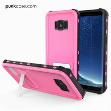 Load image into Gallery viewer, Protector [PURPLE]Galaxy S8 Waterproof Case, Punkcase [KickStud Series] [Slim Fit] [IP68 Certified] [Shockproof] [Snowproof] Armor Cover [Pink] (Color in image: White)
