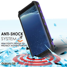 Load image into Gallery viewer, Protector [PURPLE]Galaxy S8 Waterproof Case, Punkcase [KickStud Series] [Slim Fit] [IP68 Certified] [Shockproof] [Snowproof] Armor Cover [PURPLE] (Color in image: White)
