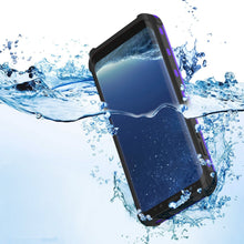 Load image into Gallery viewer, Protector [PURPLE]Galaxy S8 Waterproof Case, Punkcase [KickStud Series] [Slim Fit] [IP68 Certified] [Shockproof] [Snowproof] Armor Cover [PURPLE] (Color in image: Red)
