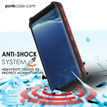 Cargar imagen en el visor de la galería, Galaxy S8 Plus Waterproof Case, Punkcase KickStud Red Series [Slim Fit] [IP68 Certified] [Shockproof] [Snowproof] Armor Cover. (Color in image: Pink)
